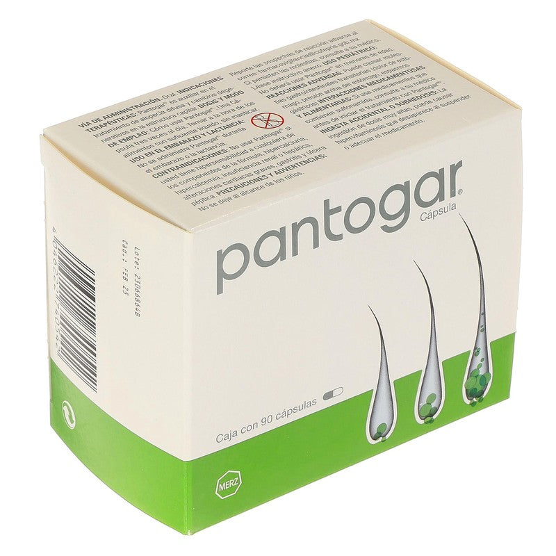Pantogar Anticaida 90 Capsulas Suplemento Alimenticio 4046222740542 2