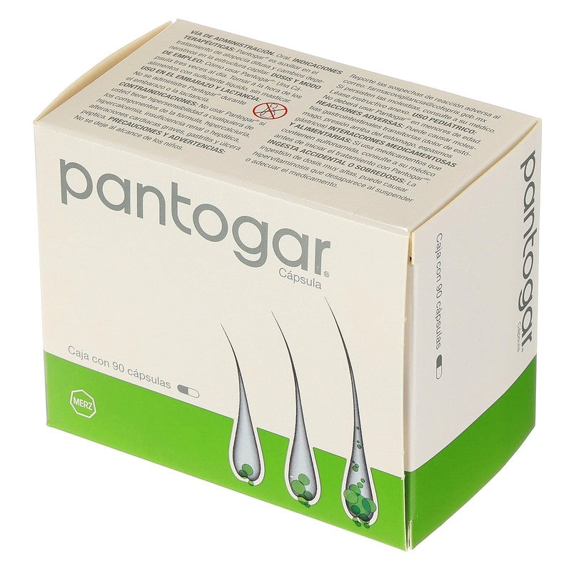 Pantogar Anticaida 90 Capsulas Suplemento Alimenticio 4046222740542 4