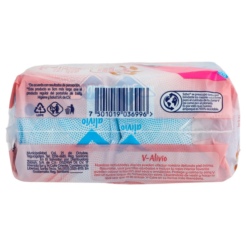 Panty Protector Saba Diarios Lgo Con 40