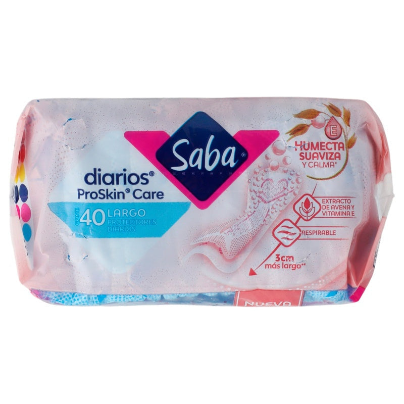Panty Protector Saba Diarios Lgo Con 40
