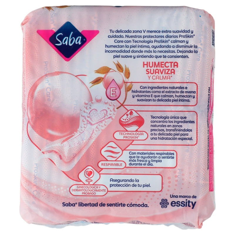 Panty Protector Saba Diarios Lgo Con 40
