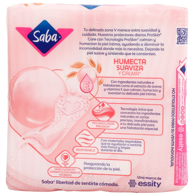 Panty Protector Saba Diarios Reg Con 40