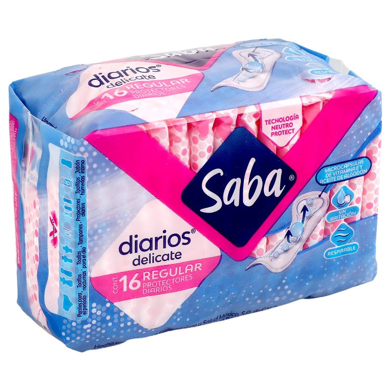 Panty Protectorec Saba Ultra 16 Piezas 7501019068416 2