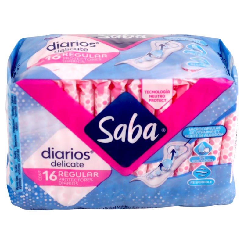Panty Protectorec Saba Ultra 16 Piezas 7501019068416 3