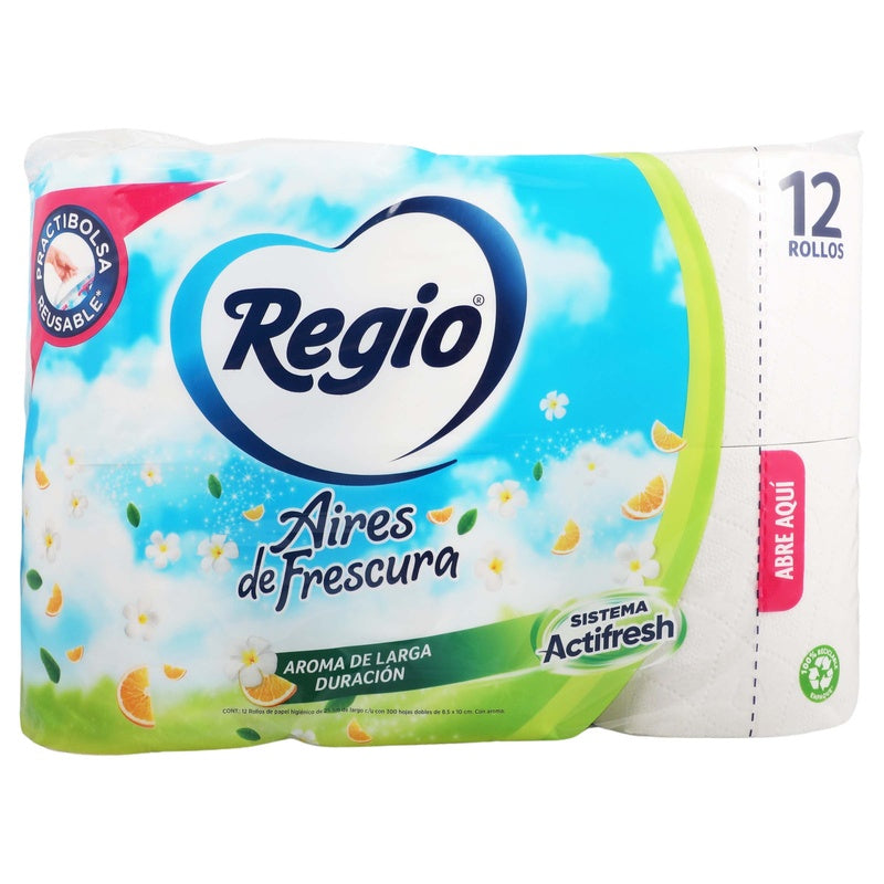 Papel Higiénico Regio Aire Fres Con 12Rollo 7501036622585 perfil 6