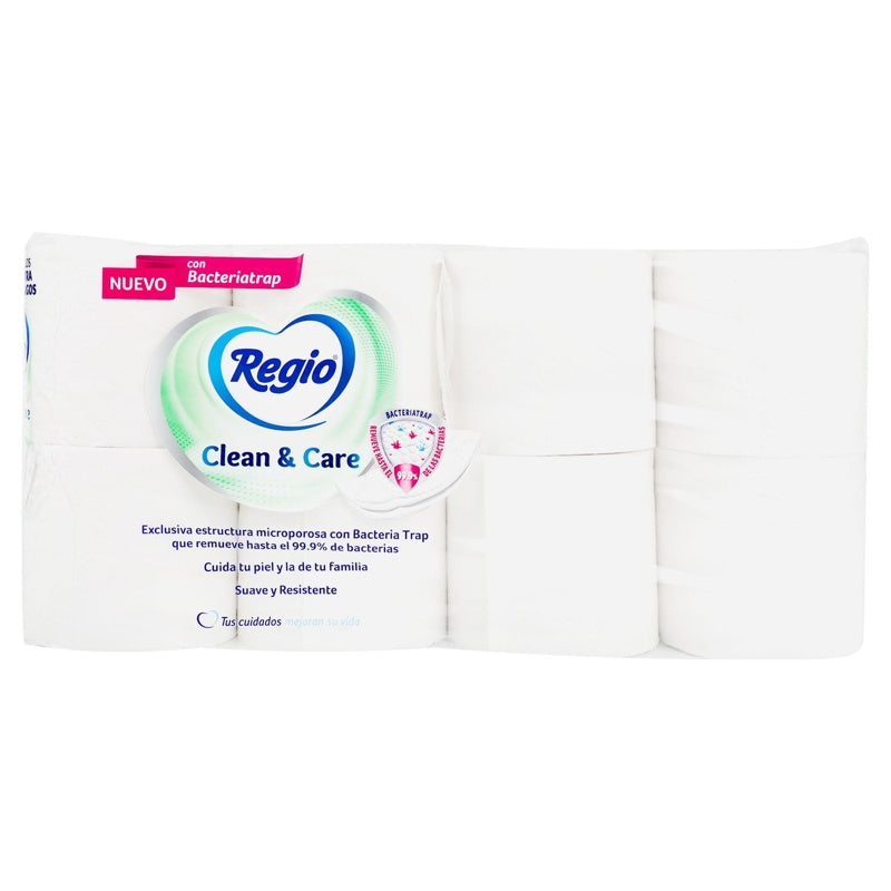 Papel Higiénico Regio Clea-Ca Con 8Rollos