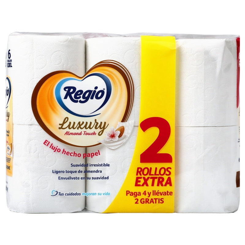 Papel Higiénico Regio Luxury Almen Con 4+2 7501036623476 perfil 2