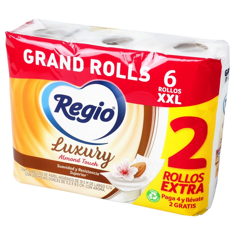 Papel Higiénico Regio Luxury Almen Con 4+2 7501036623476 perfil 5