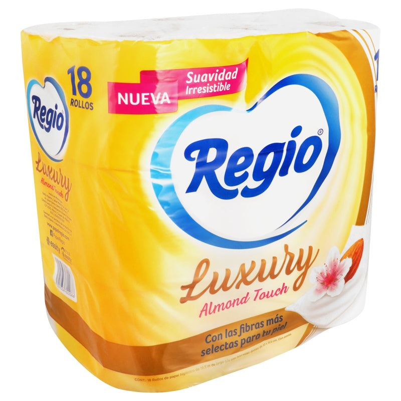 Papel Higiénico Regio Luxury Almondc / 18 perfil 2