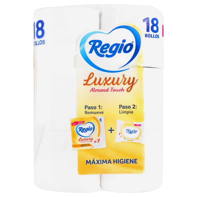 Papel Higiénico Regio Luxury Almondc / 18 perfil 4