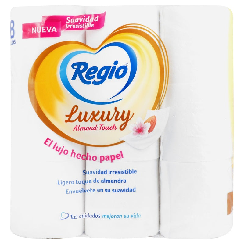 Papel Higiénico Regio Luxury Almondc / 18 perfil 5