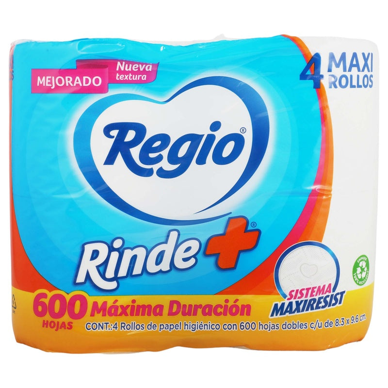 Papel Higiénico Regio Rinde Mas Con 4 Rollos 7501036623469 perfil 3