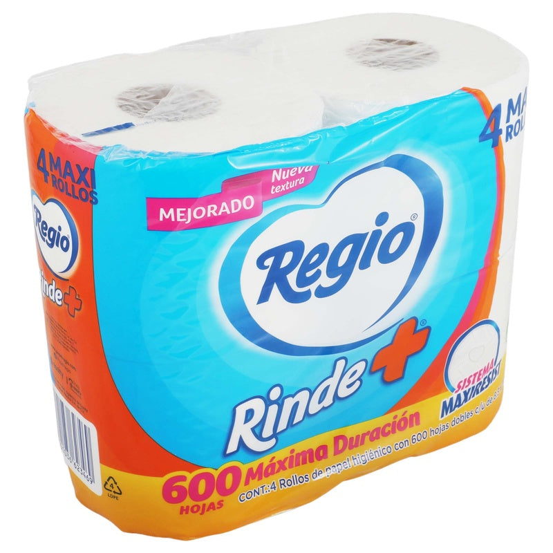 Papel Higiénico Regio Rinde Mas Con 4 Rollos 7501036623469 perfil 5