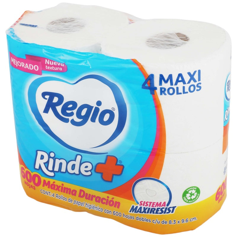 Papel Higiénico Regio Rinde Mas Con 4 Rollos 7501036623469 perfil 6