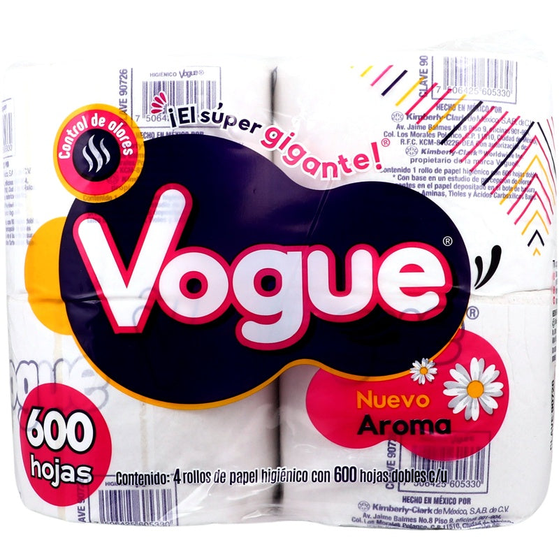 Papel Higiénico Vogue Arom Mznilla