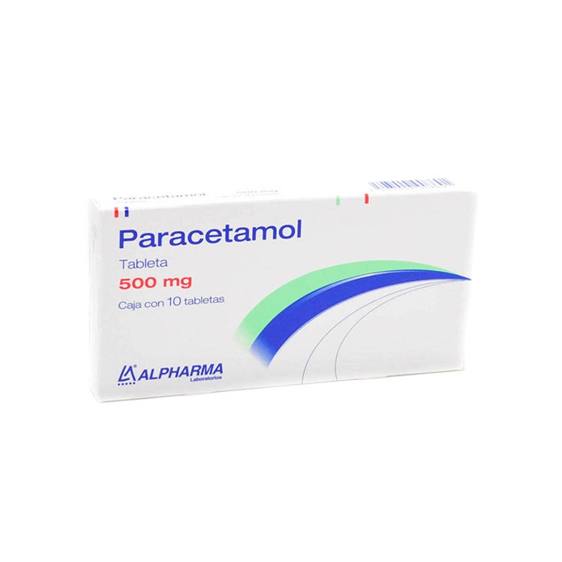 Paracetamol 500 Mg Con 10 Tabletas Alpharma