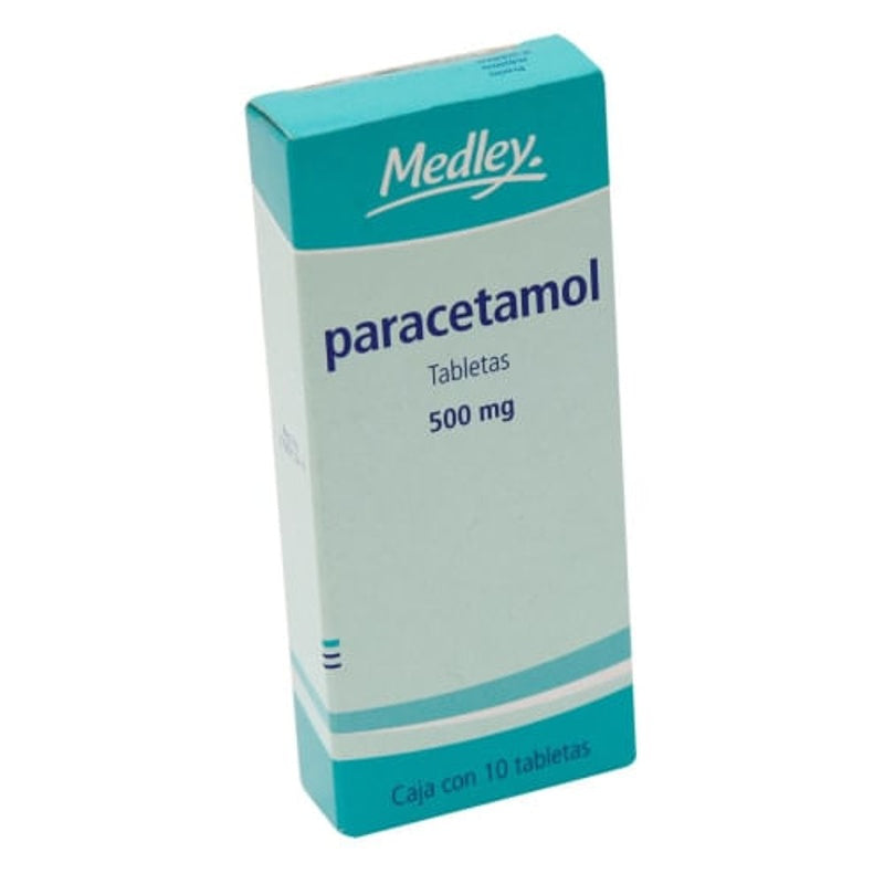 Paracetamol 500 Mg Con 10 Tabletas Medley 7501159580359