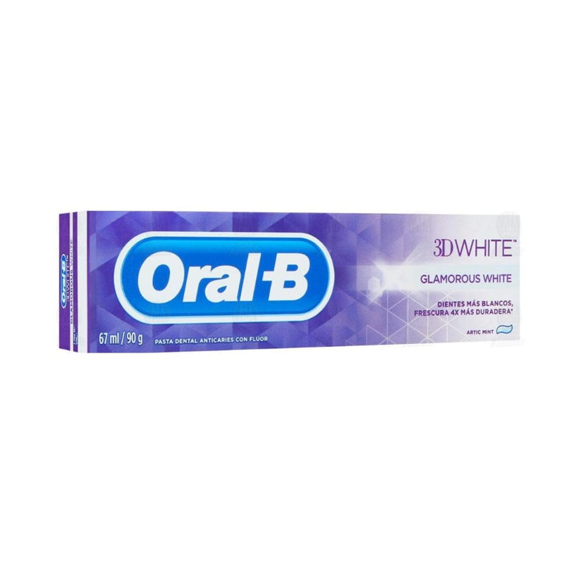 Pasta Dental Oral B 3Dw Glamorous White 67 Ml 2500
