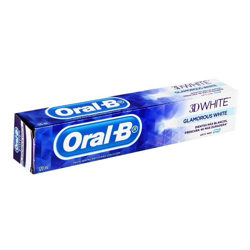 Pasta Dental Oral B 3Dw Glamorus Wh 120 Ml