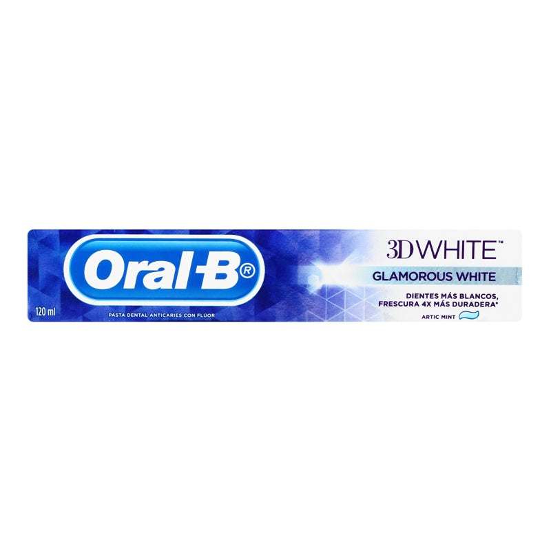 Pasta Dental Oral B 3Dw Glamorus Wh 120 Ml