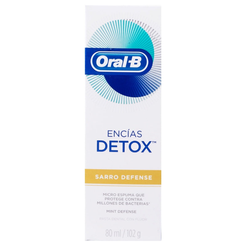 Pasta Dental Oral B Encias Detox 80 Ml