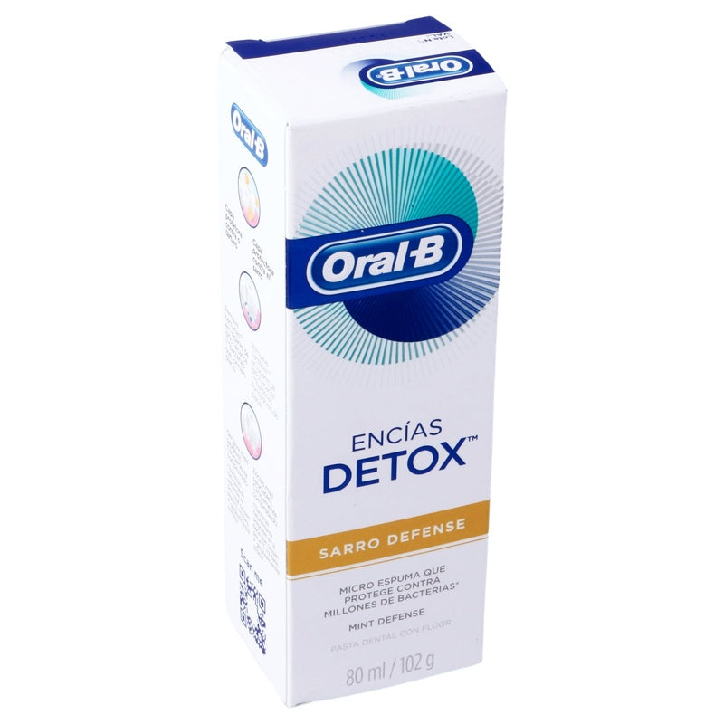 Pasta Dental Oral B Encias Detox 80 Ml perfil 2