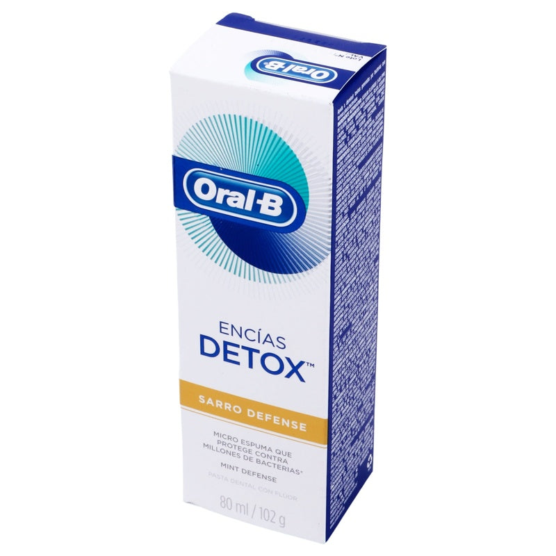 Pasta Dental Oral B Encias Detox 80 Ml perfil 4