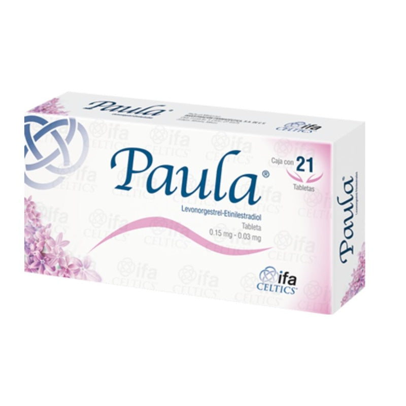 Paula 0.15 / 0.03 Mg Con 21 Grageas