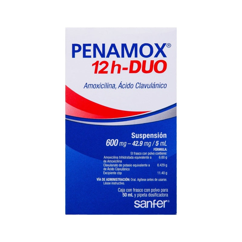 Penamox 12H Duo 600 / 42.9 Mg / 5 Ml 50 Ml Suspensión