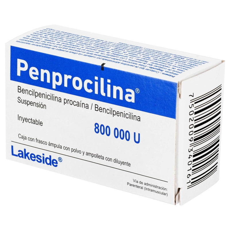 Penprocilina 800000Ui 2 Ml Frasco ímpula 7502009340161 perfil 3