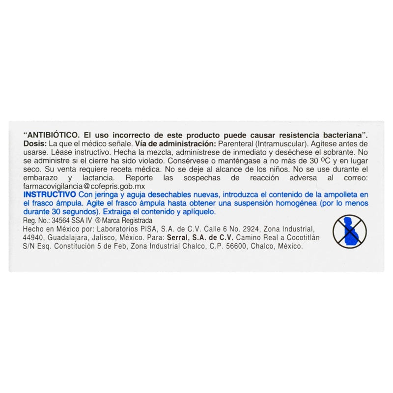 Penprocilina 800000Ui 2 Ml Frasco ímpula 7502009340161 perfil 5