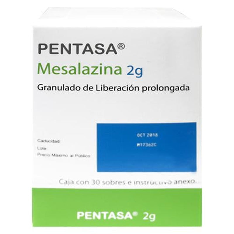 Pentasa 2 Gr 30 Sobres Polvo