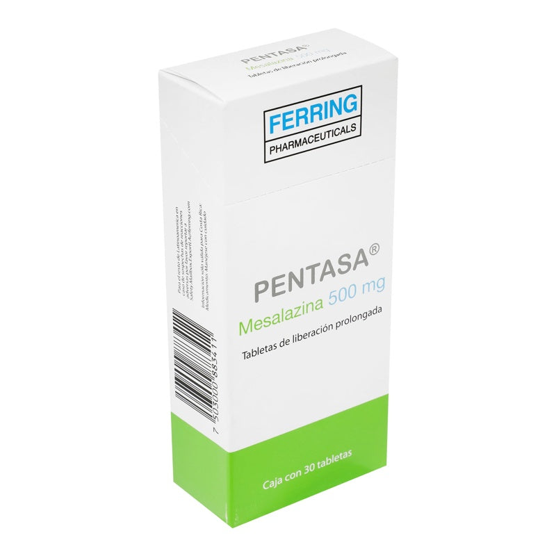 Pentasa 500 Mg Con 30 Tabletas