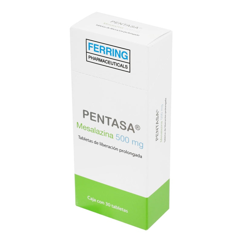 Pentasa 500 Mg Con 30 Tabletas