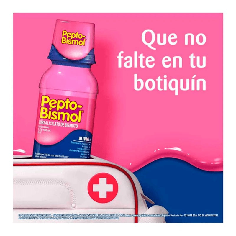 Peptobismol Plus 118 Ml Suspensión