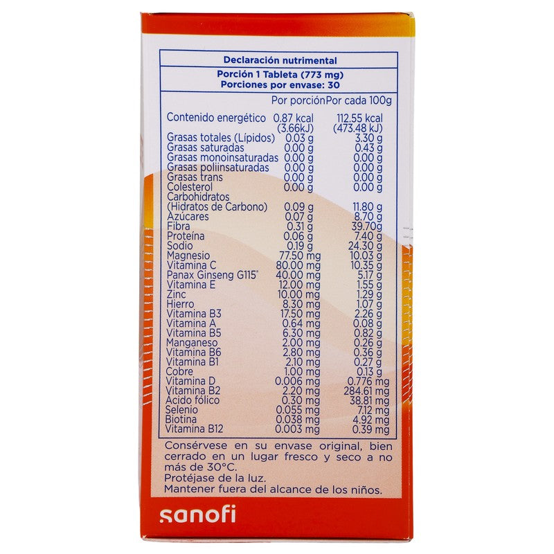 Pharmaton Complete 30 Tabletas Suplemento Alimenticio 3664798062229 5