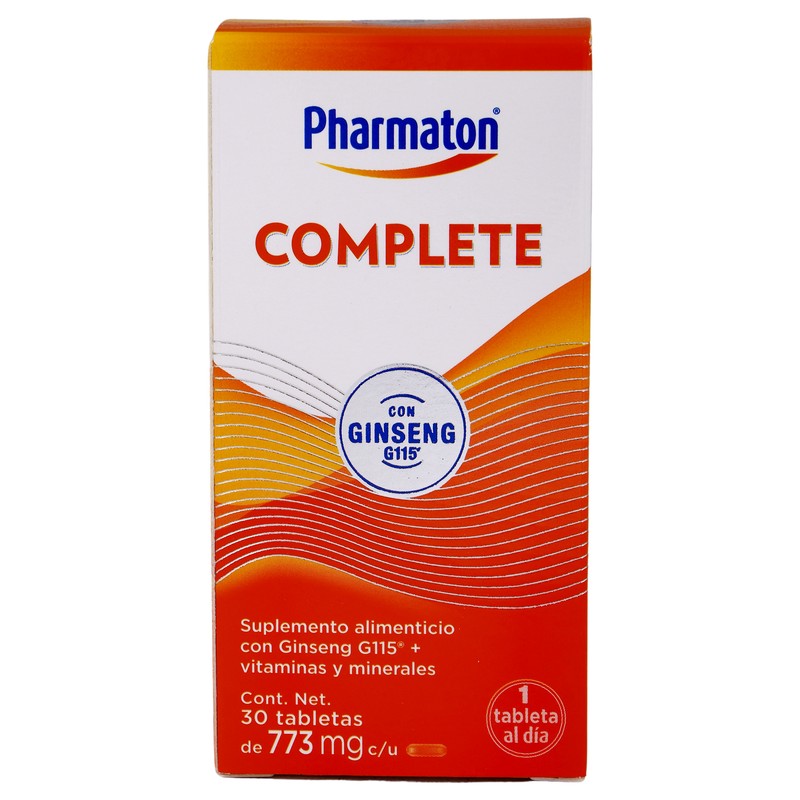 Pharmaton Complete 30 Tabletas Suplemento Alimenticio 3664798062229 7