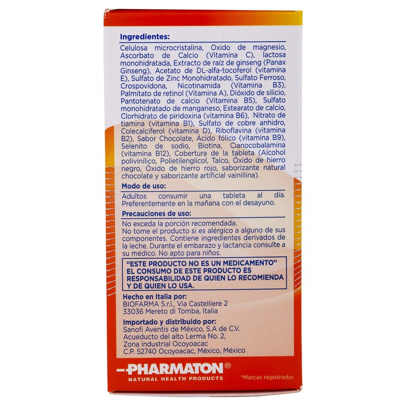 Pharmaton Complete 30 Tabletas Suplemento Alimenticio 3664798062229 8