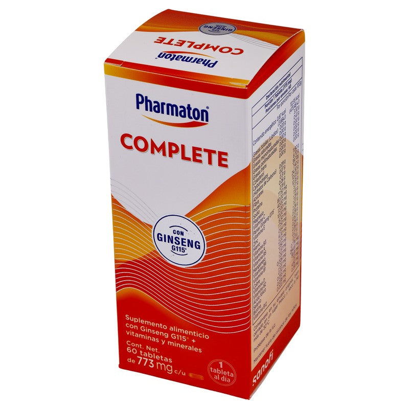 Pharmaton Complete 773Mg 60 Tab Sup Alim 3664798062236 4
