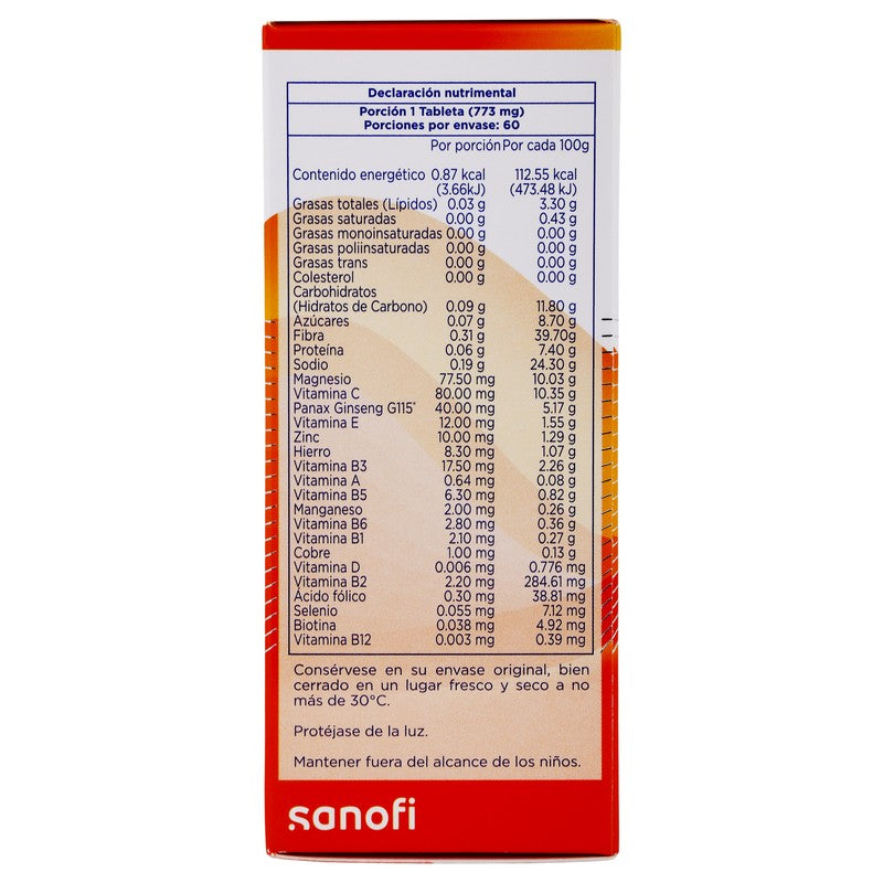 Pharmaton Complete 773Mg 60 Tab Sup Alim 3664798062236 5