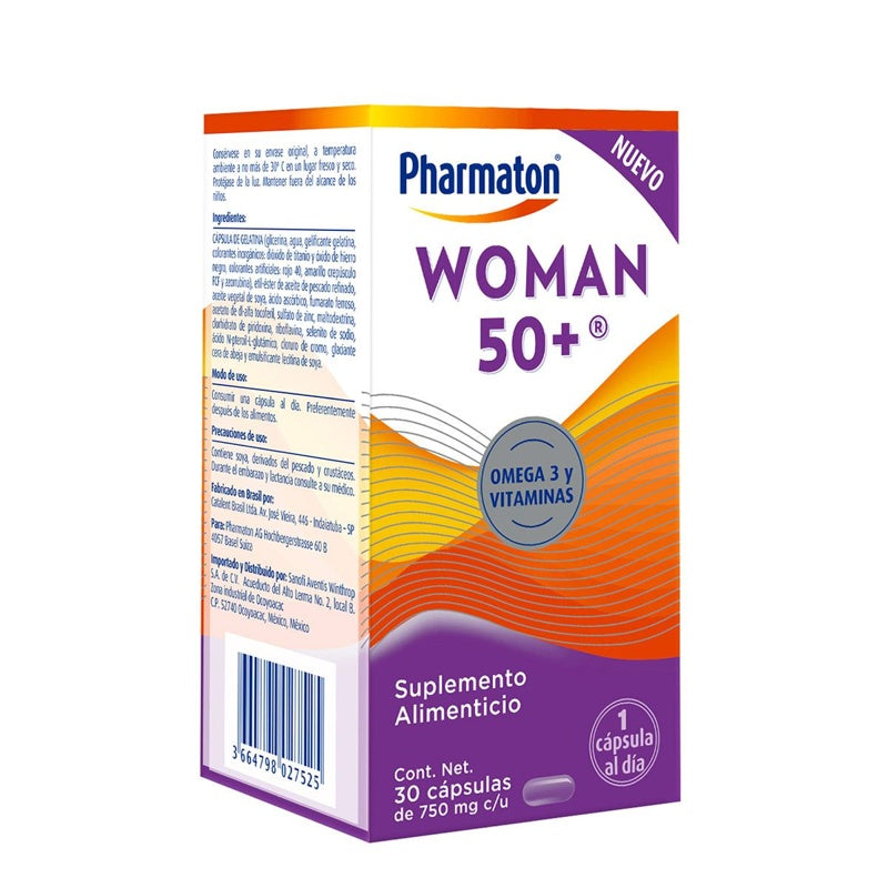 Pharmaton Women 750 Mg Con 30 Capsulas Suplemento Alimenticio