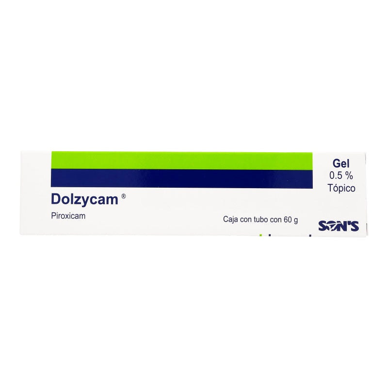 Piroxicam 0.5% 60 Gr Gel Tópica Dolzycam