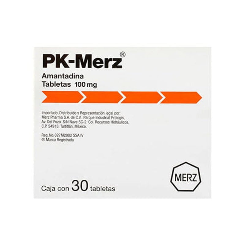 Pk Merz 100 Mg Con 30 Tabletas