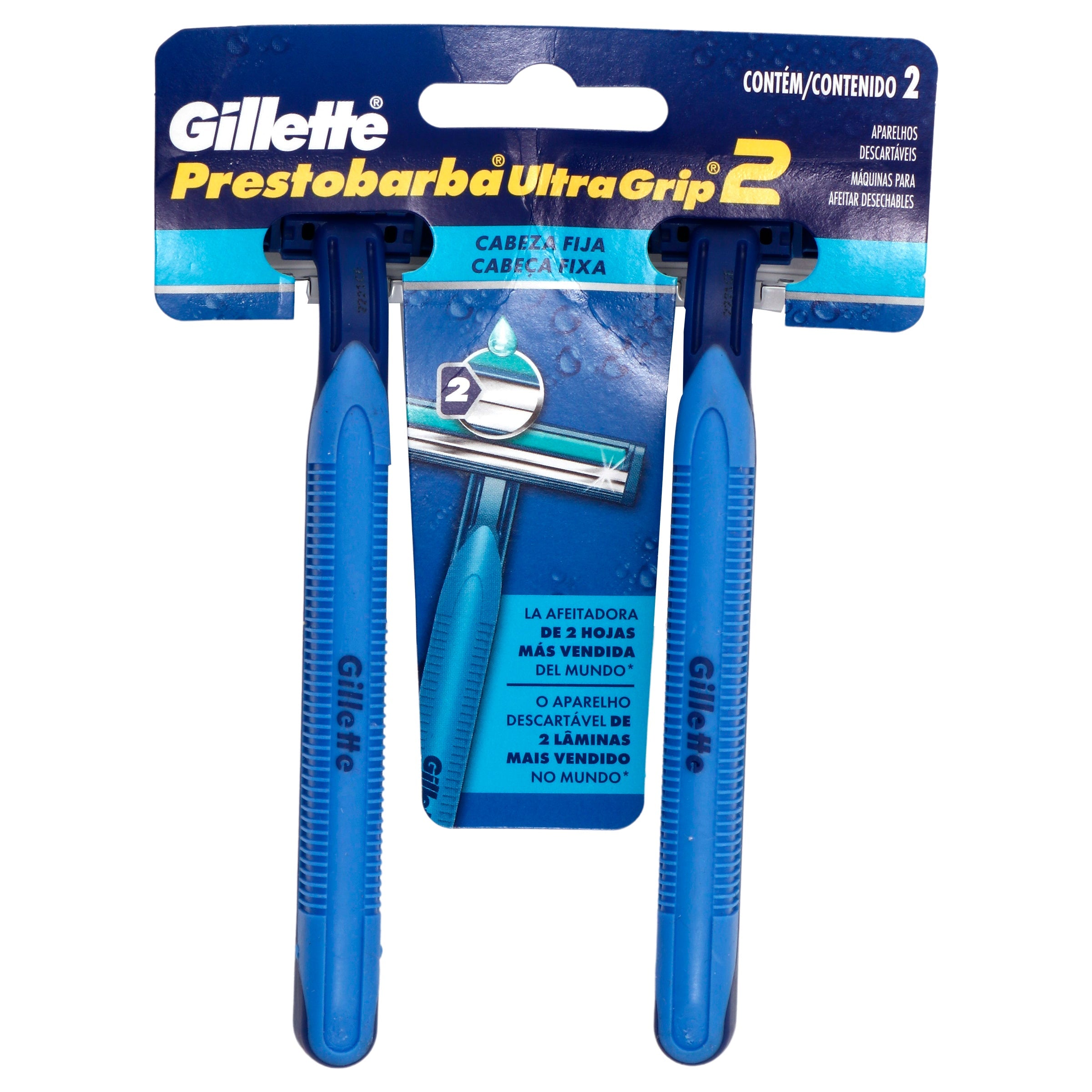 Maquina Gillette Prestobarba Ultragrip 2 Piezas 7500435169721