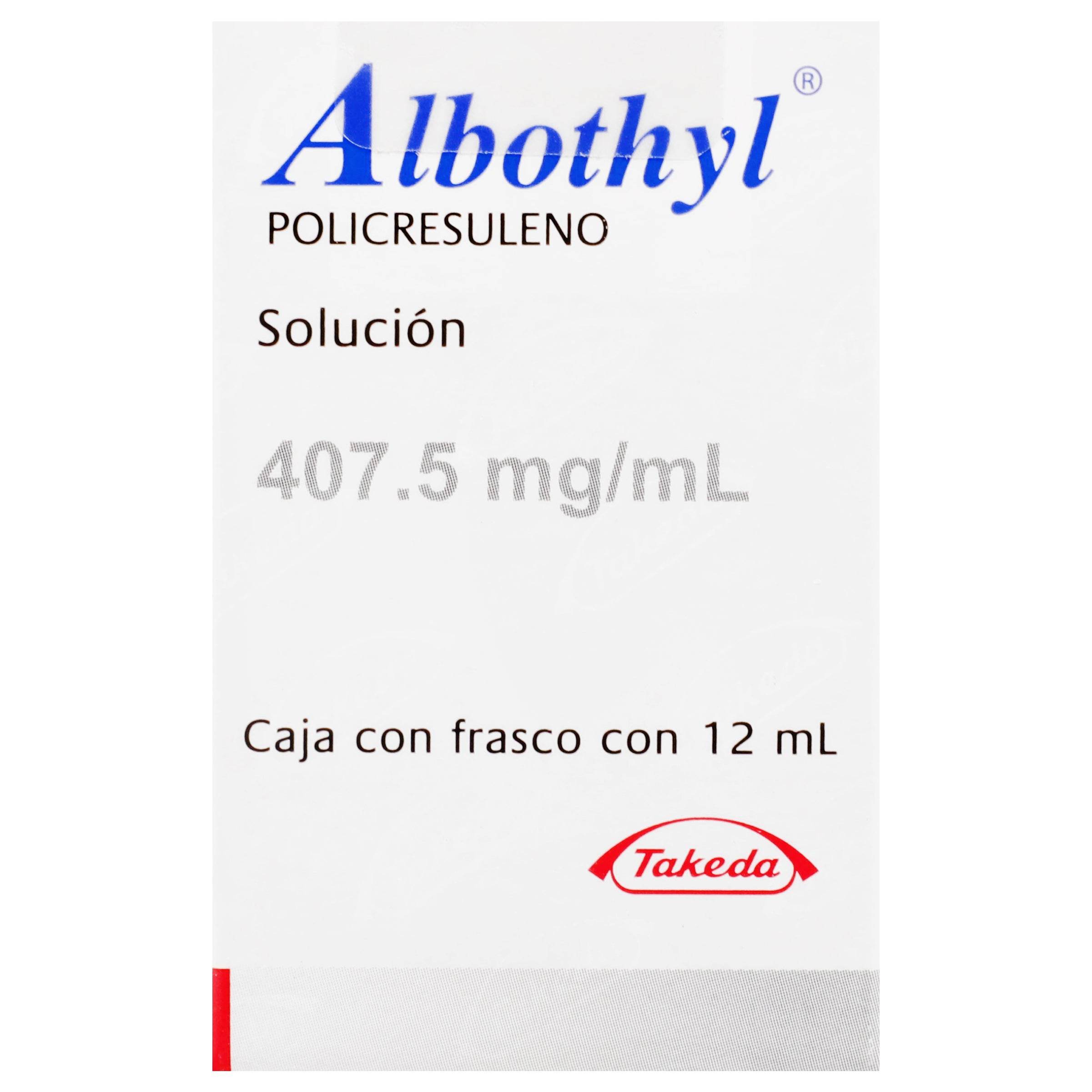 Albothyl Solución 407.5Mg/12Ml (Policresuleno) 7501092708049
