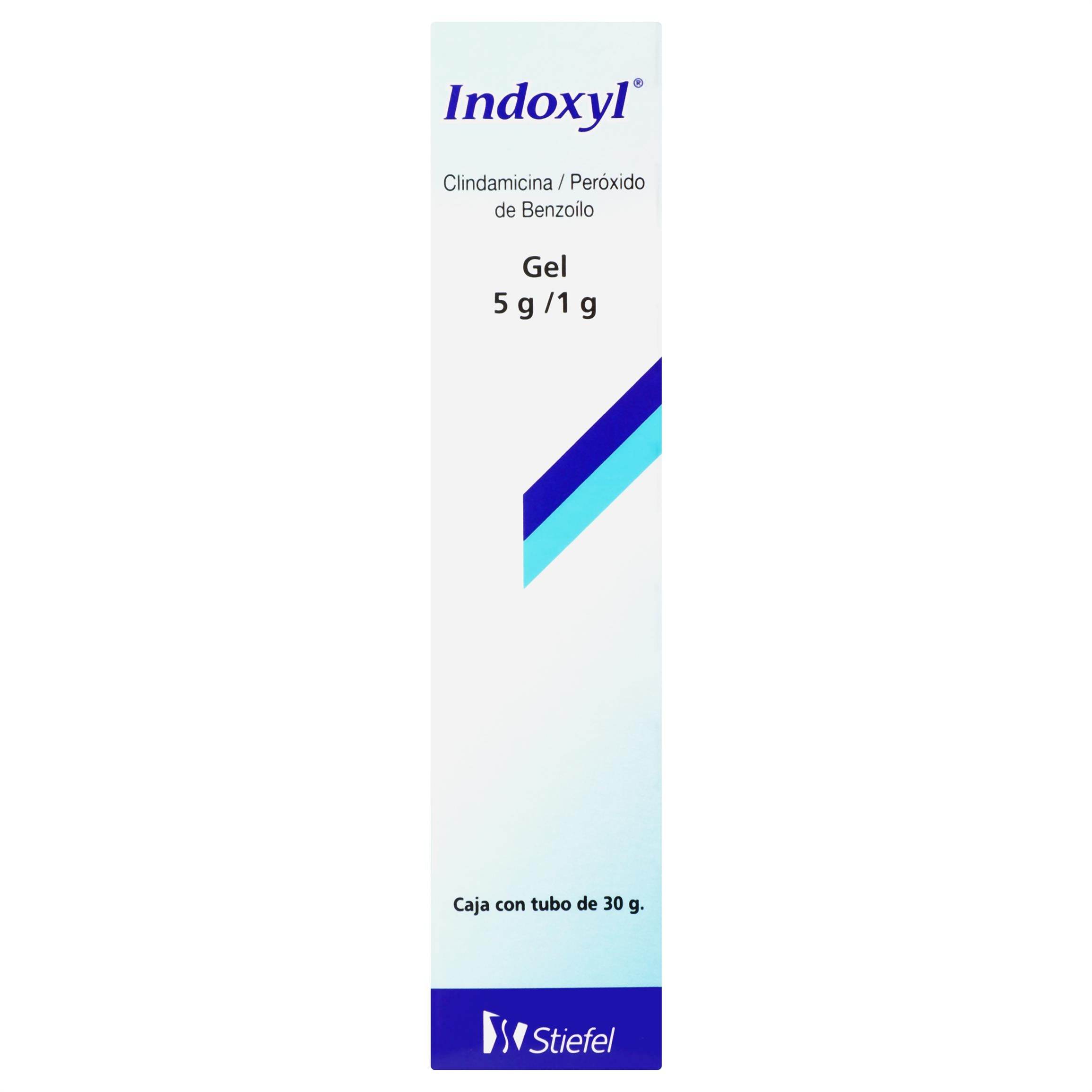 Indoxyl Gel 5G/1G 30G (Clindamcina/Peroxido De Benzoilo) 7501406829002