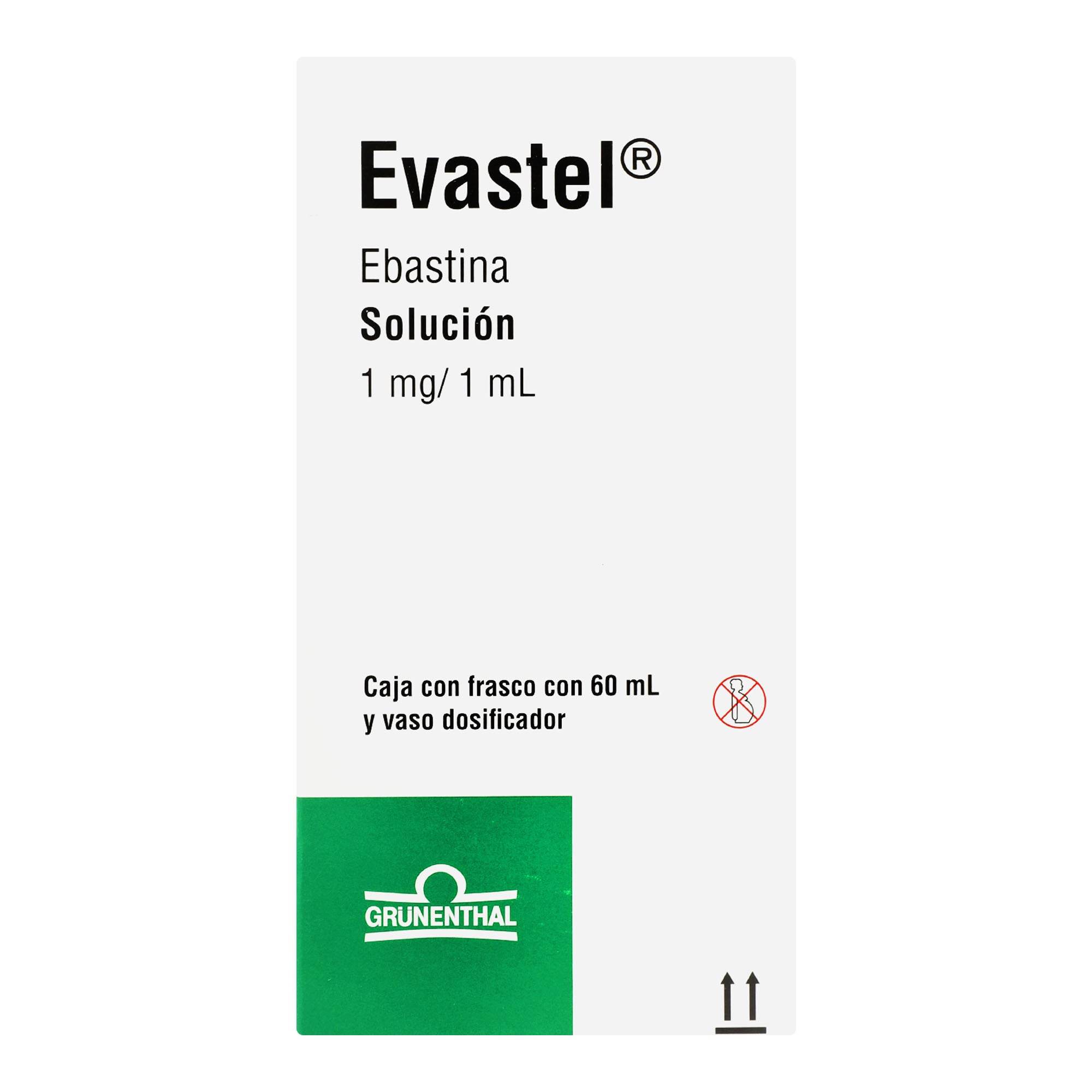 Evastel Solución 1Mg/Ml 60Ml (Ebastina) 7501289500029