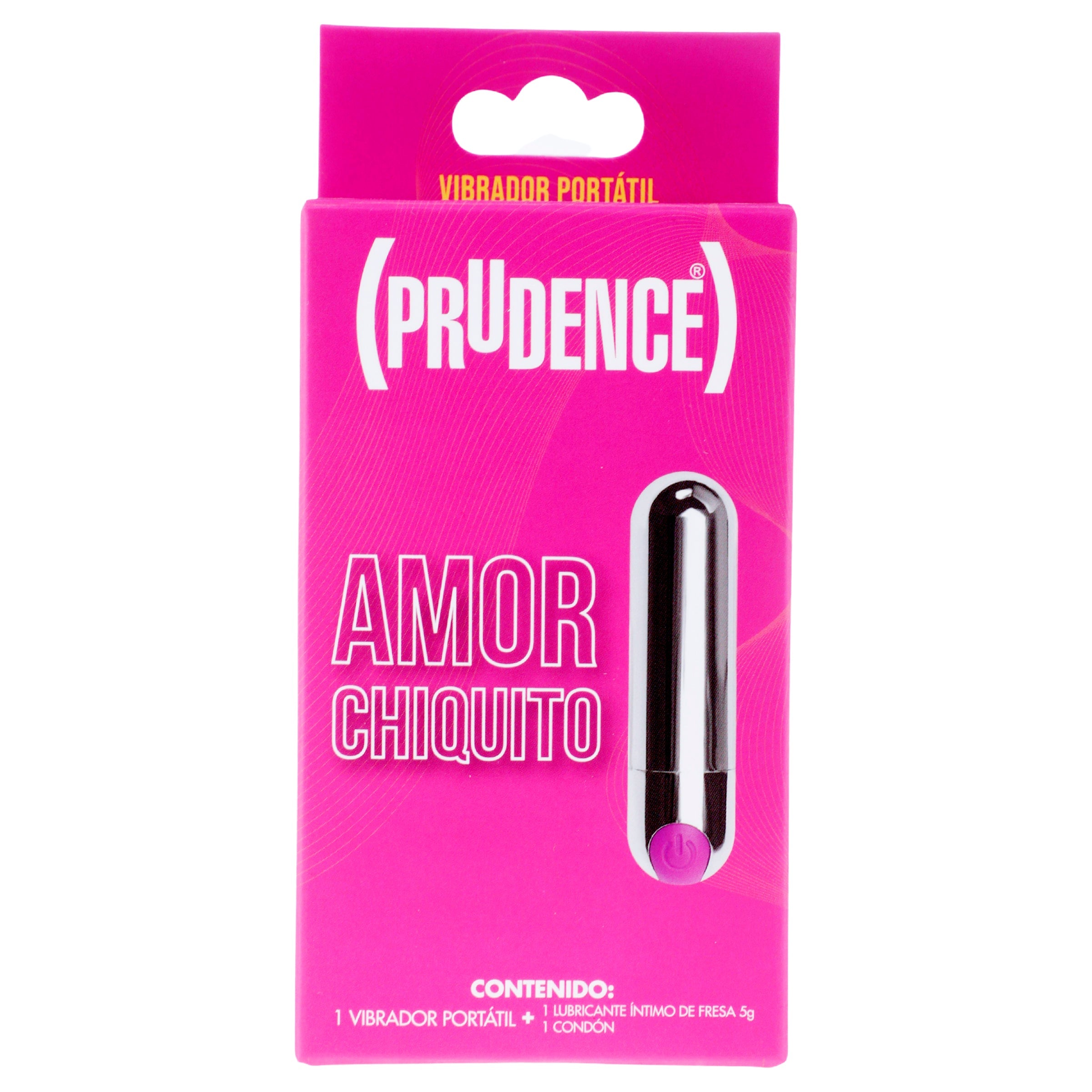 Vibrador Prudence +Lubricante +Preservativo 7502214980381