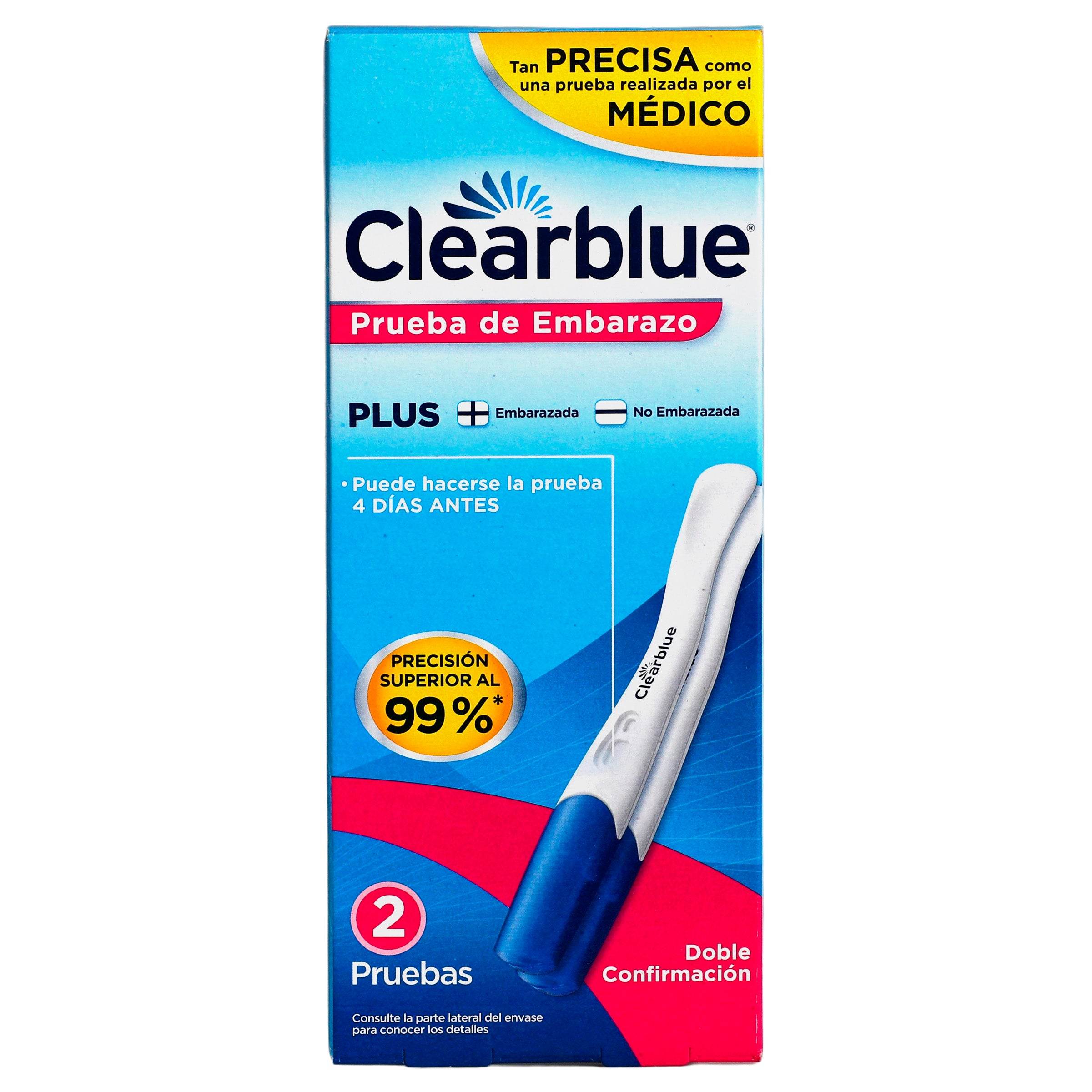 Clearblue Prueba De Embarazo Plus Con 2 7500435141901