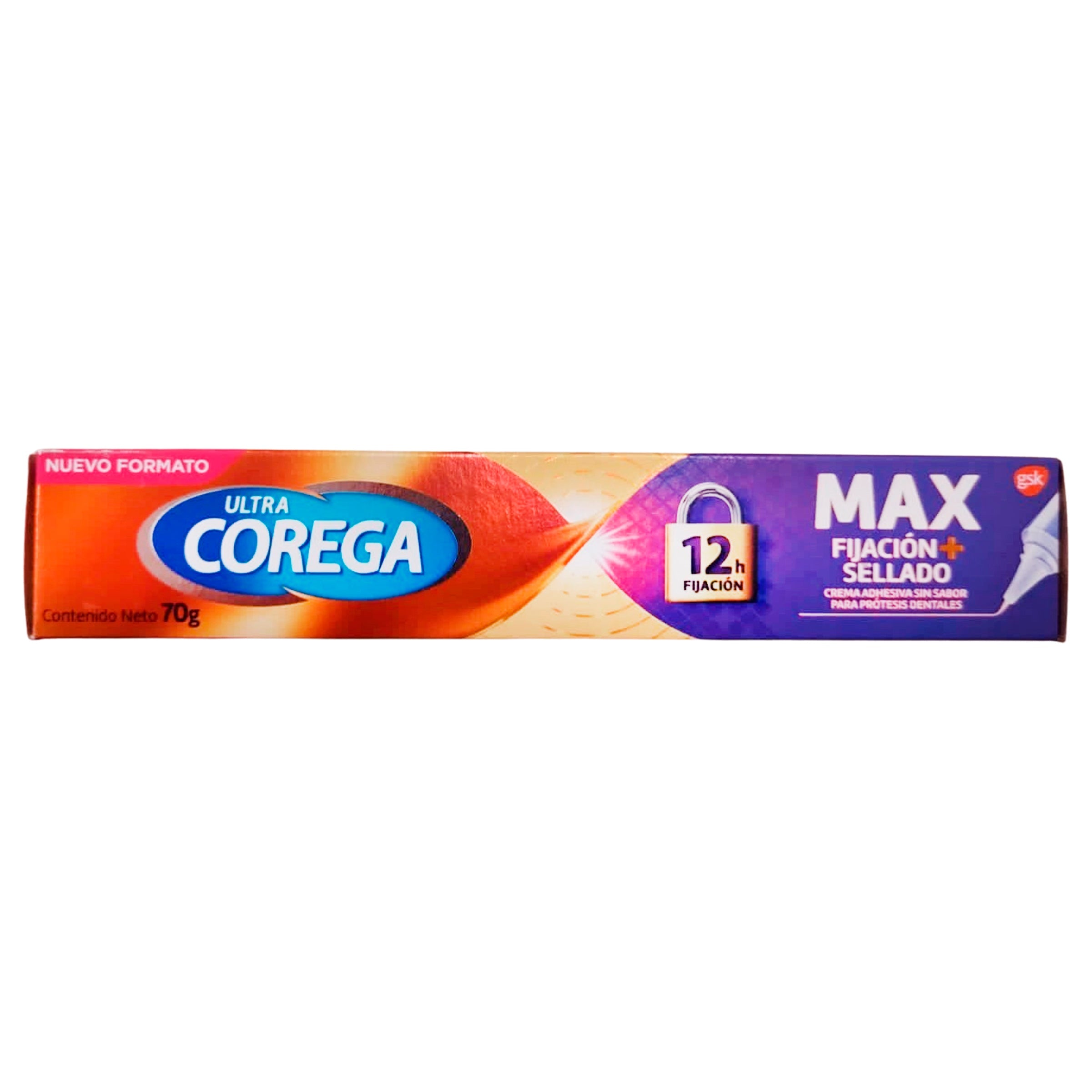 Adhesivo Corega Ultra Max Fijacion Sellado 70 Gr 7501065084071